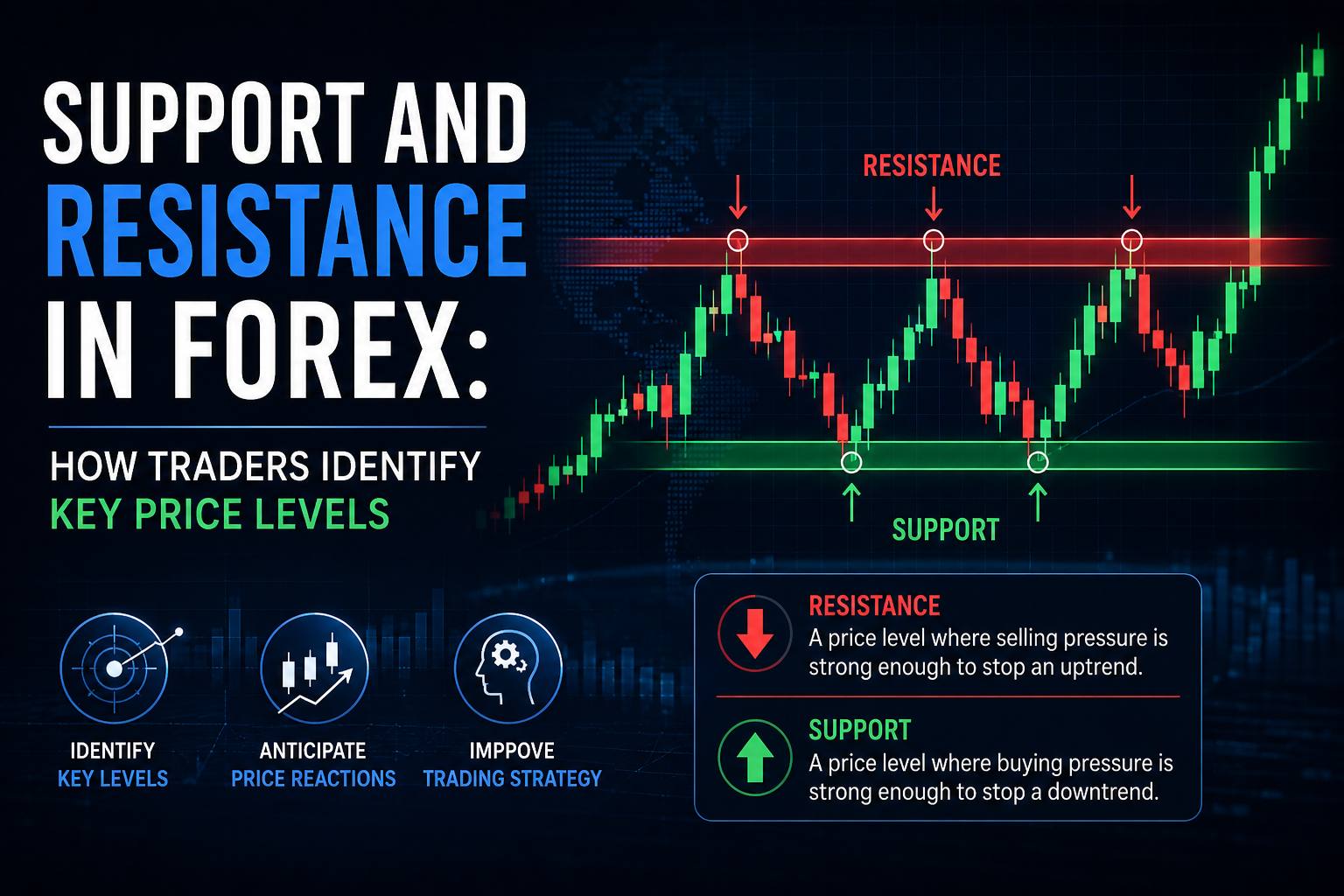 Support and Resistance in Forex: How Traders Identify Key Price Levels