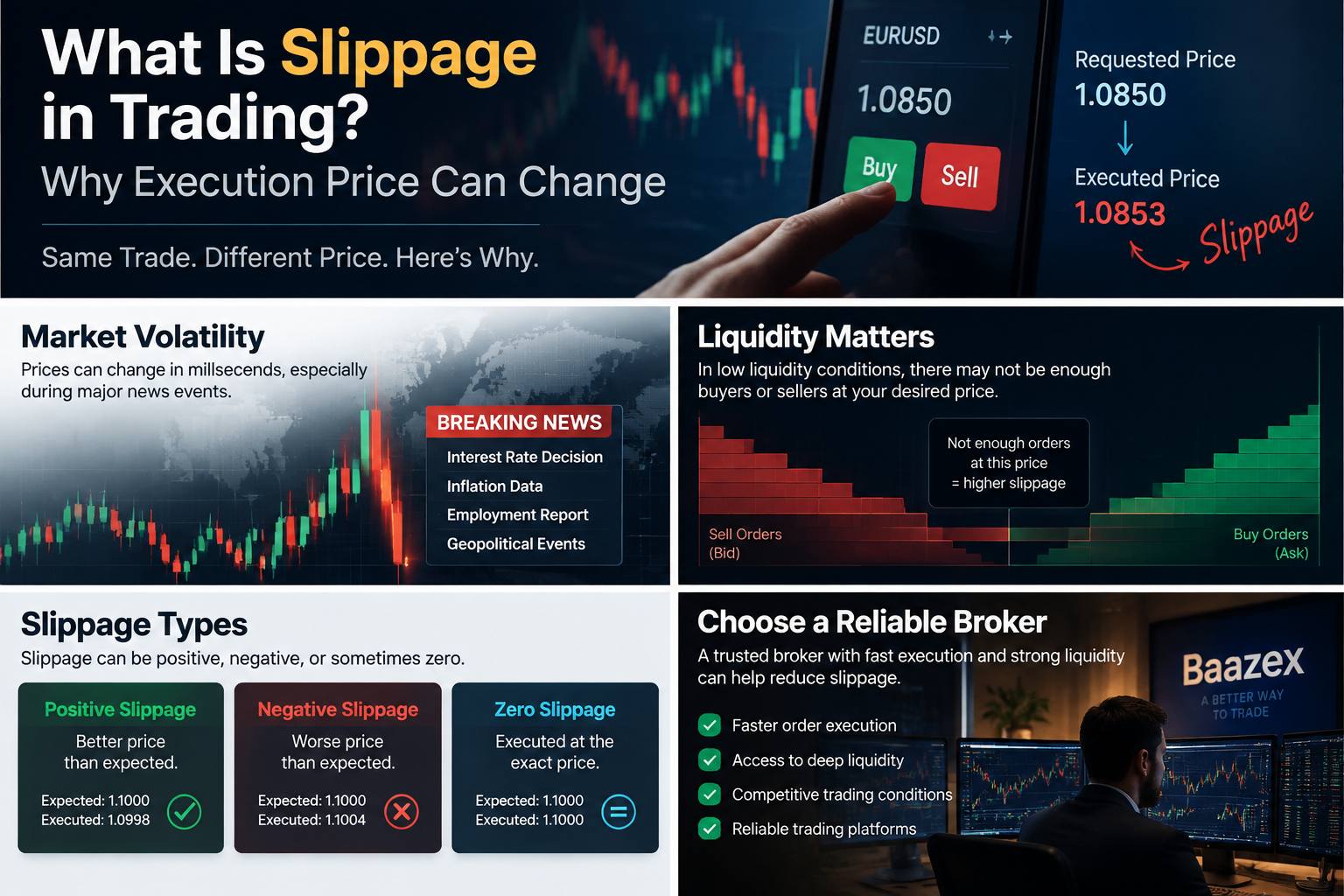 What Is Slippage in Trading? Why Execution Price Can Change